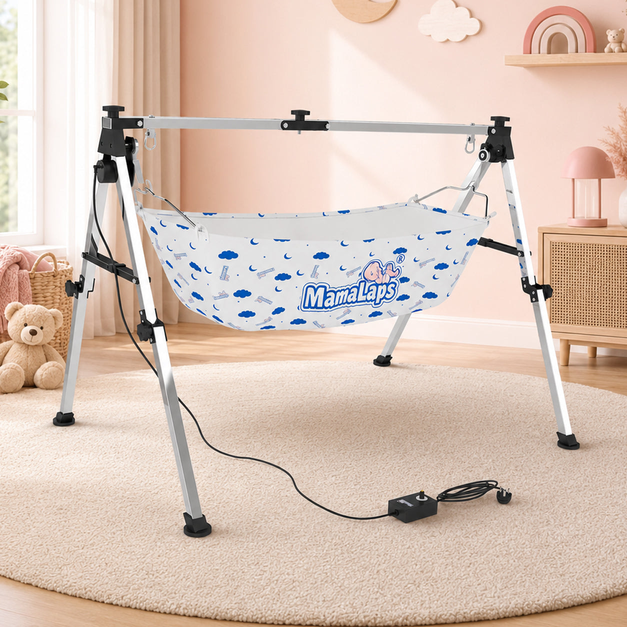 Pro Automatic Baby Cradle - Double Foldable Heavy
